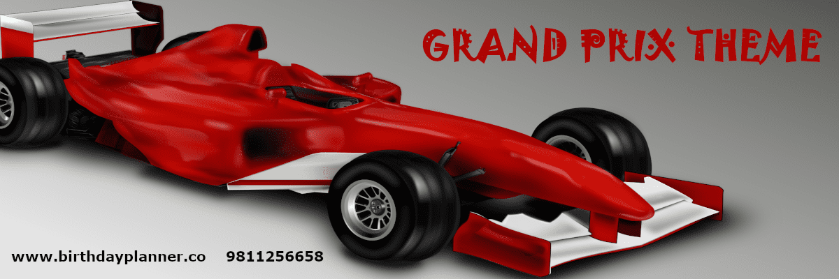 grand prix theme party planner