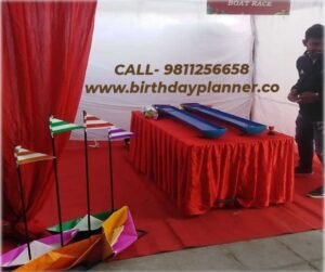 Hire Boat Racing Game for Birthday Party