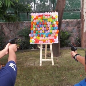 Balloon shooting game on rent