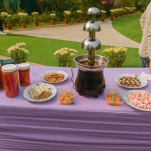 chocolate fountain machine on rental