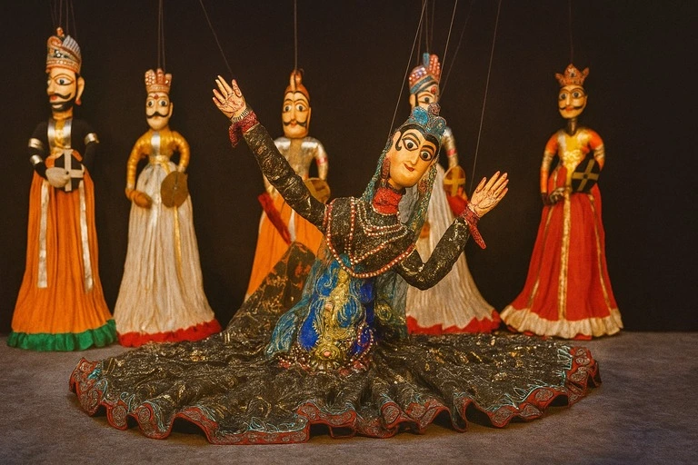 Rajasthani puppet show for rental