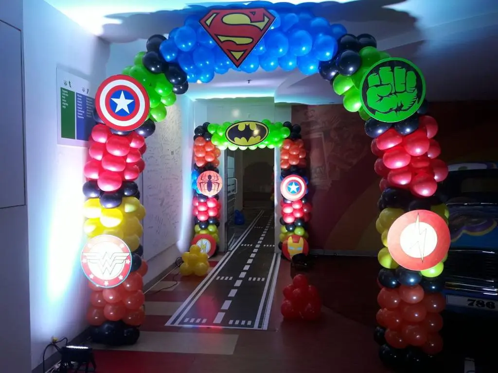superhero theme party for birthday