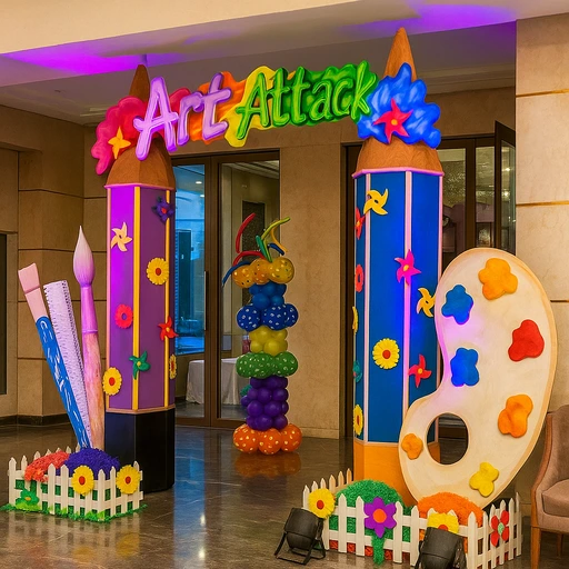 art attack theme party planner for events