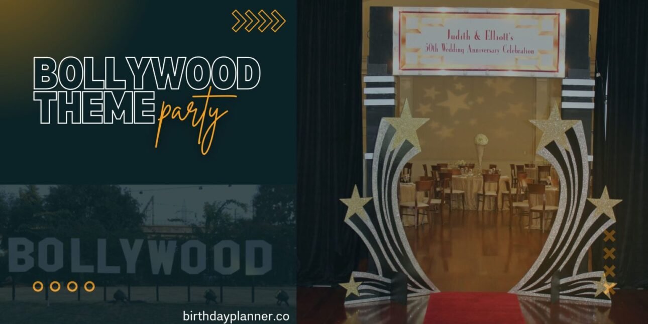 bollywood theme party banner