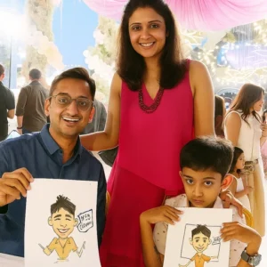 caricature-artist-for-events caricature artist for events