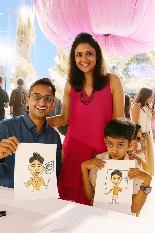 caricature artist for events