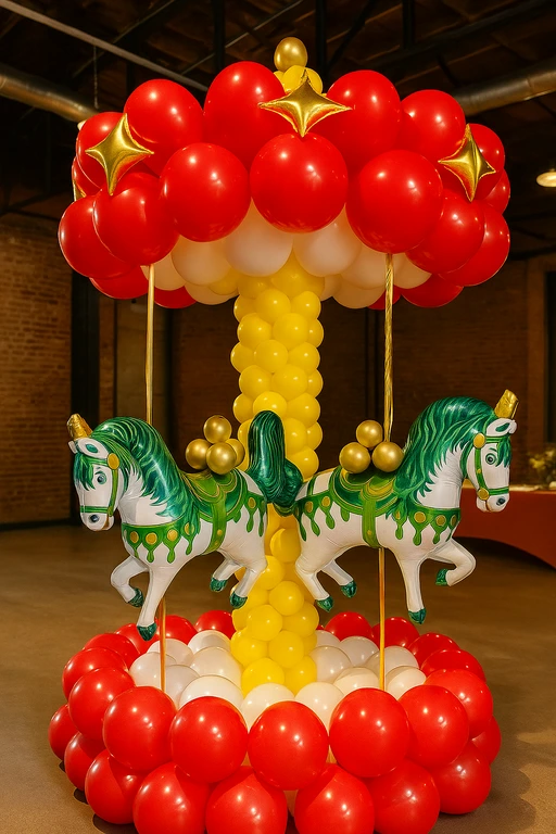 carousel theme party planner for rental