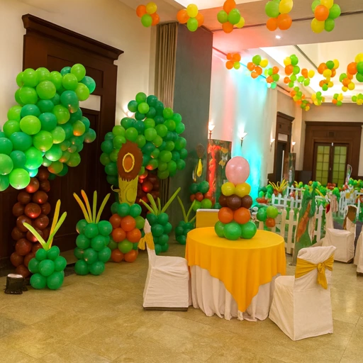 hire indoor balloon decoration