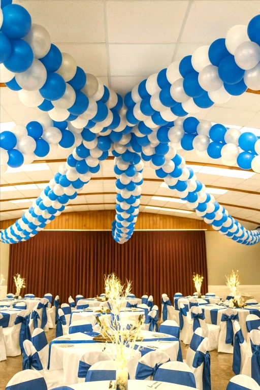 indoor balloon decoration for hire