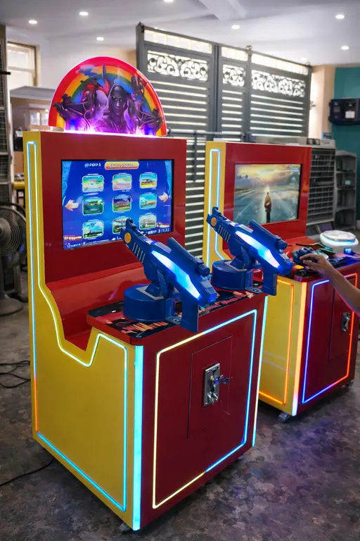 laser gun arcade shooting on rent