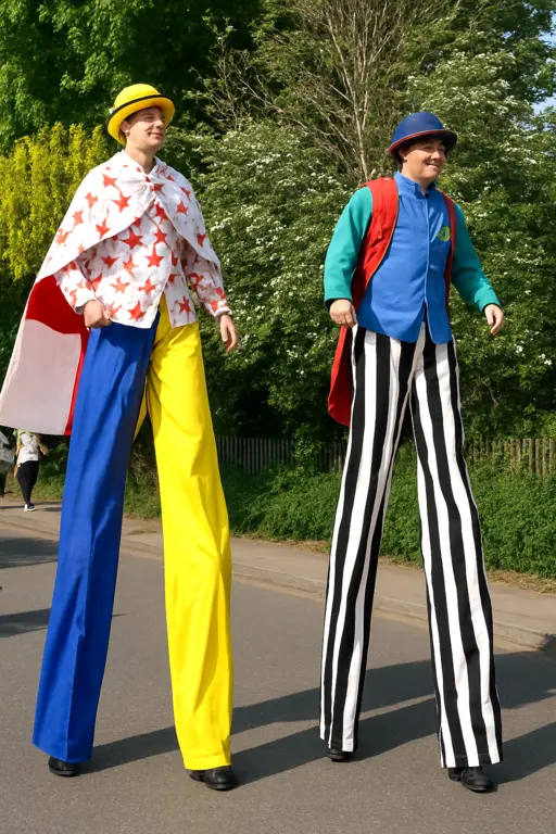 stilt-walker stilt walker